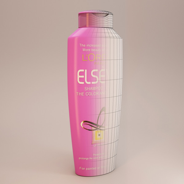 elseve shampoo 3d model - Elseve shampoo by Stubborn3D